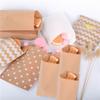 Wrapping Supplies Wave Dot Baking Candy Biscuit Bags Kraft Paper Bag Popcorn Bag Packing Pouch