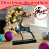 Christmas Sika Deer Hunting For Wealth Decorative Arts Gifts