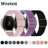 Elastic Strap for Samsung Galaxy Watch 5 / 4 / 3 42mm 46mm Active 2 Gear S2 S3 S4 for Huawei Watch 3 GT 2 2e Pro Amazfit Nylon Loop Bracelet