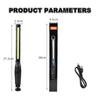 Led Waterproof Work Light 360°Rotating Angle Usb Work Light Strong Magnetic Rechargeable Cob Portable Work Lights Repair Vehicle