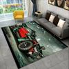 Cyberpunk Sports Car Off-road Vehicle Cartoon Area Rug,Carpet for Living Room Bedroom Sofa Doormat Decoration,Non-slip Floor Mat