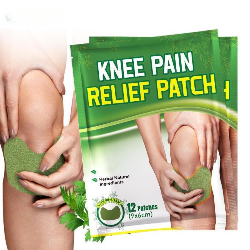 12Pcs/Wormwood Knee Plaster Pain Relief Patches Chinese Herbal Medical Plaster Muscle Joint Stickers