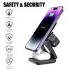 30W 3 In 1 Magnetic Wireless Charging Station For  Watch 7 6 Samsung Galaxy Watch 6 5 4 Active 2 For iPhone Samsung Charger