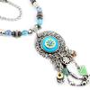 [E6689] - Designer Necklace 'Columbine' Turquoise