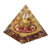 Crystal Pyramid Healing Balance Energy Hand Crafted Tabletop Pyramid Decoration for Home Office