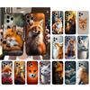 Cute Red Fox Phone Case For iPhone Samsung Galaxy Redmi Xiaomi Oppo OnePlus Note S A 7 8 9 10 11 12 13 14 20 21 22 23 53 54 Pro Max Ultra TPU Soft