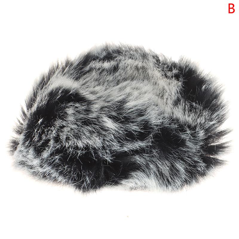 Furry Windscreen Muff Cover Foam Microphone Windproof Cover For Zoom H1 H1N