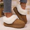 Women Fluffy Plush Slippers Winter Snow Boots Indoor Comfortable Home Shoes Women Comfortable High Quality Boots Women