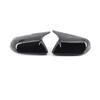 Carbon Fiber Paste Directly Car Rearview Side Mirror Covers Cap Horn Style For Ford Mustang 2015 2016 2017