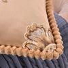 Square Throw Pillow Cover Extra Soft Wear Resistant Washable Non-Fading Decorative Pillowslip Cushion Protector