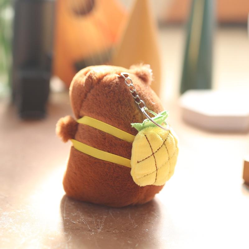 Cute Cute Kapibala Pendant Plush Toy Doll Capybar Bag Hanging Decoration Keychain Doll Doll
