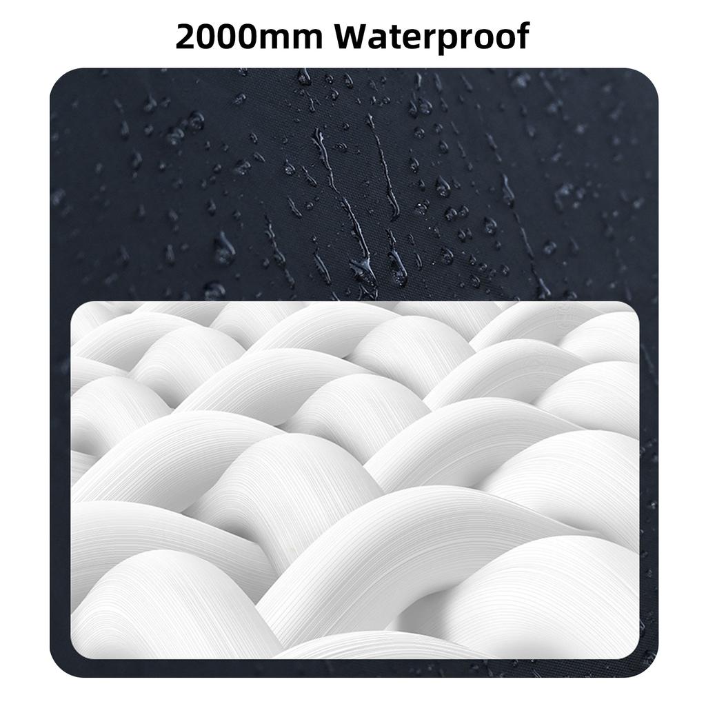 2pcs Door Curtain for Canopy Tent Dome Canopy Camping Sun Protection Waterproof Canopy