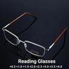 High Definition Anti Blue Light Reading Glasses Fashion Metal Frame Presbyopic Eyewear Finished Prescription Hyperopia Eyewear
