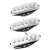 Wilkinson M Series High Output Alnico 5 Strat Guitar Pickup White Set,