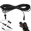 5M Double Hole Plug Led Solar Light Extension Cable Waterproof Outdoor Floodlights Street Light Wire Lamp Cord