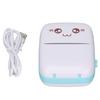 Mini Printer Portable Text Picture Memo Shopping List Label Inkless Mini Pocket PrinterBlue