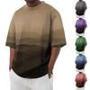 Summer Men's Popular T-shirt Printed Round Neck Short Sleeve T-shirt