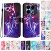 Fireworks Butterfly Luxury Painted Leather Case Wallet Book Style Cover for Infinix Smart 4,Hot 9 Play,Hot 10 Play,Smart 6,X680,HOT 8,X650,HOT 40...
