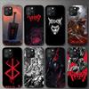 Anime Berserk Phone Case For Iphone 11 12 Mini 13 14 Pro Xs Max X 8 7 6s Plus 5 Se Xr Shell
