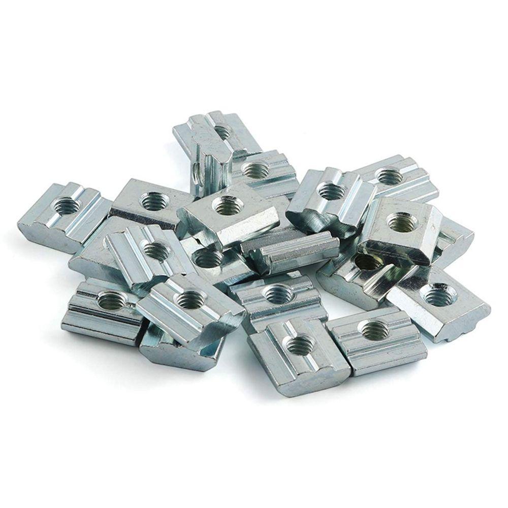 M3 M4 M5 M6 Aluminum Profile T-Track Sliding T Block Hammer Nut For Fastener T Slot Nut Nuts