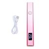 3W Handheld Nail Lamp USB Rechargeable Fast Curing Small Portable Lamp for Gel Nails Gradient Color