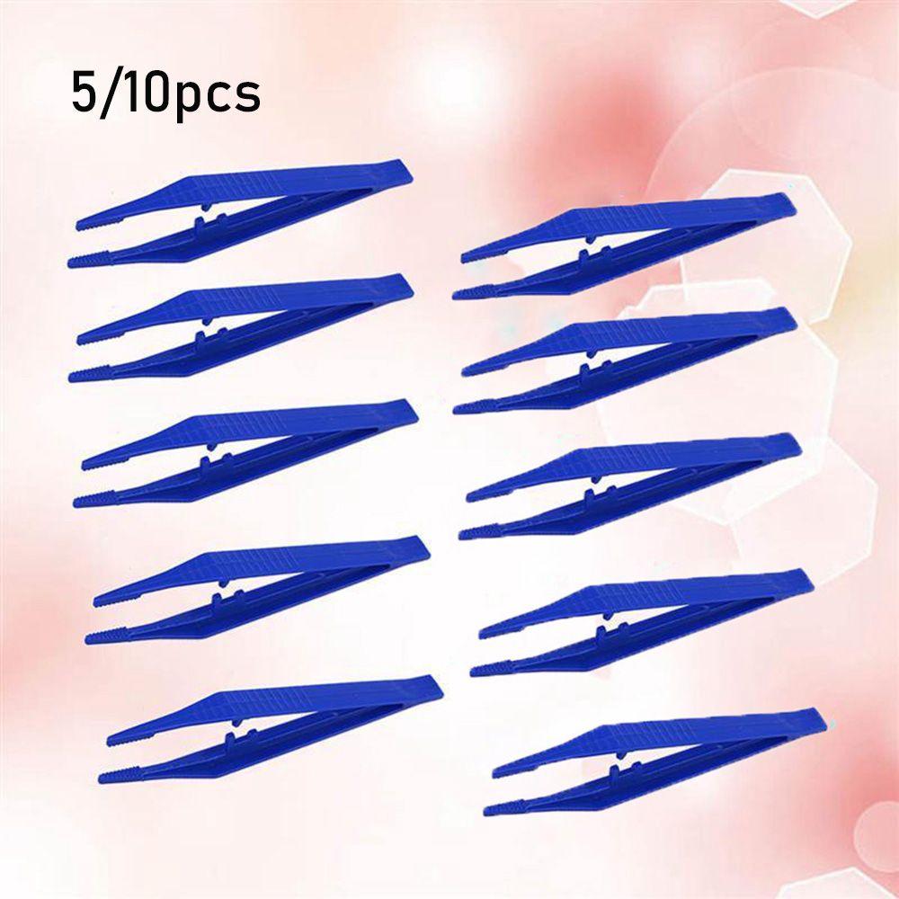 Beads Tools DIY Jewelry Making Hand Tool Set Forceps for Crafts Plastic Tweezer Kit Repair Tweezers