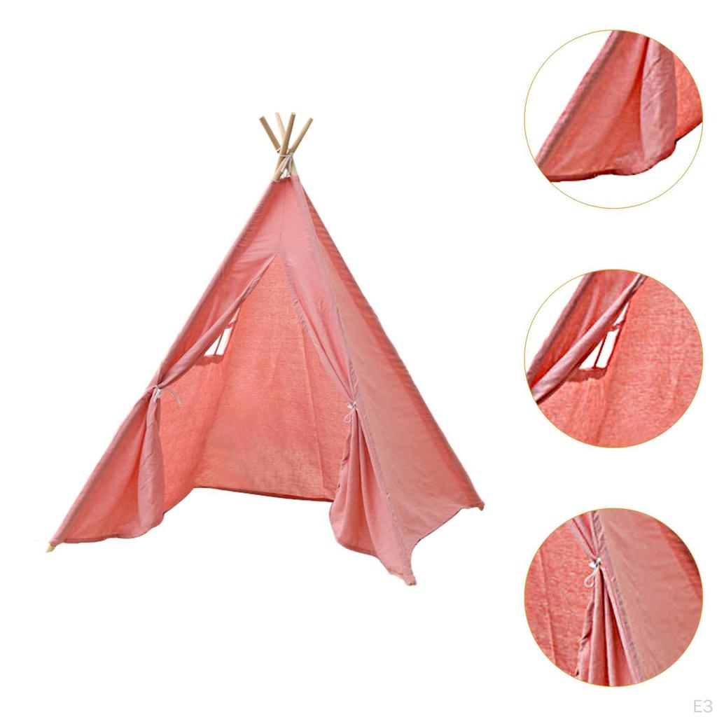 Kids Teepee Indian Toys House Playhouse for Parties Playgrounds Backyard