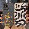Luxury New Fashion Snake Year Case For Redmi Note 14 13 12 11 Pro Plus 5G 12S 11S 10S Redmi 13C 13 12 Silicone Cover
