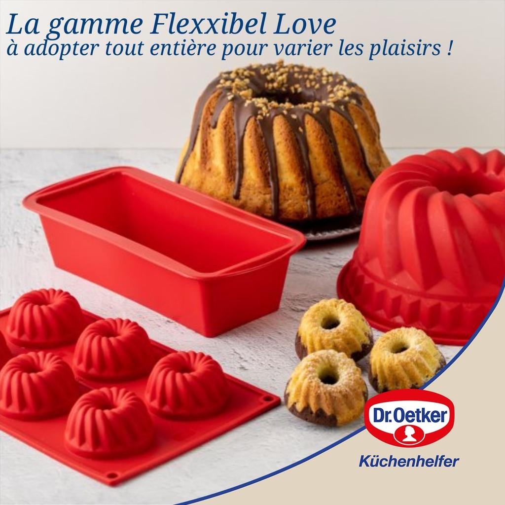 Dr.Oetker Flexxibel Love 6-cavity 30 Cm Kougelhofs Mold Ref. 1270
