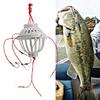 Bighead Carp Fishing Rig Sharp Hooks Strong Line White Baits Cage Fish Attraction Long Lasting Silver Carp Fishing Rig