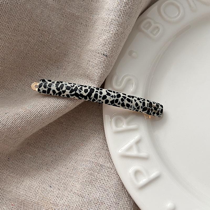 French Acetate Gradient Colorful Side Clamp Fashion Print Hair Clip Hairpins Barrettes For Girls Hair Accessories Headdress