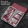 Stainless Steel Nail Clippers Set - Multifunctional Pedicure, Manicure, Exfoliation Tools