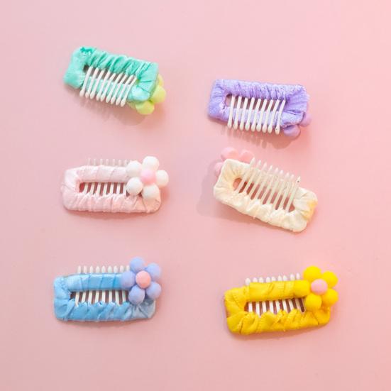 Pet Hairpin Handmade Colorful Cartoon Ultra-Light Easy-wearing Decorative DIY Flower Dog Cat BB Clip