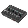 AMP?14II 4 Channel Headphone Amplifier Compact 4 Way Stereo Headphone Amplifier with 12V 2A Adaptor