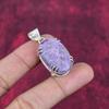 Purpurite Jewelry, 925 Solid Sterling Silver Pendant Handmade Gemstone Jewelry, Gifts For Wife Brand New Pendant