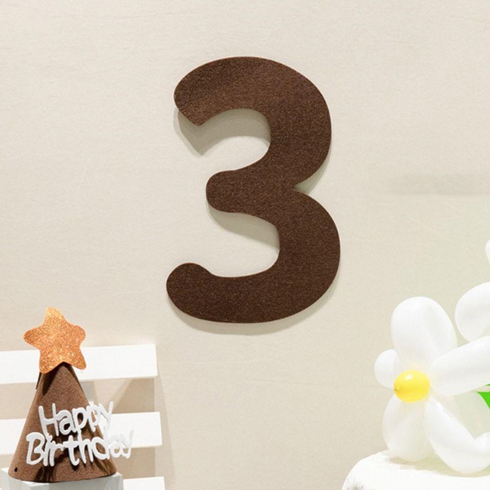 Garland Pull Flags Hanging Flag Happy Birthday Pulling Flower Felt Birthday Banner Party Decor