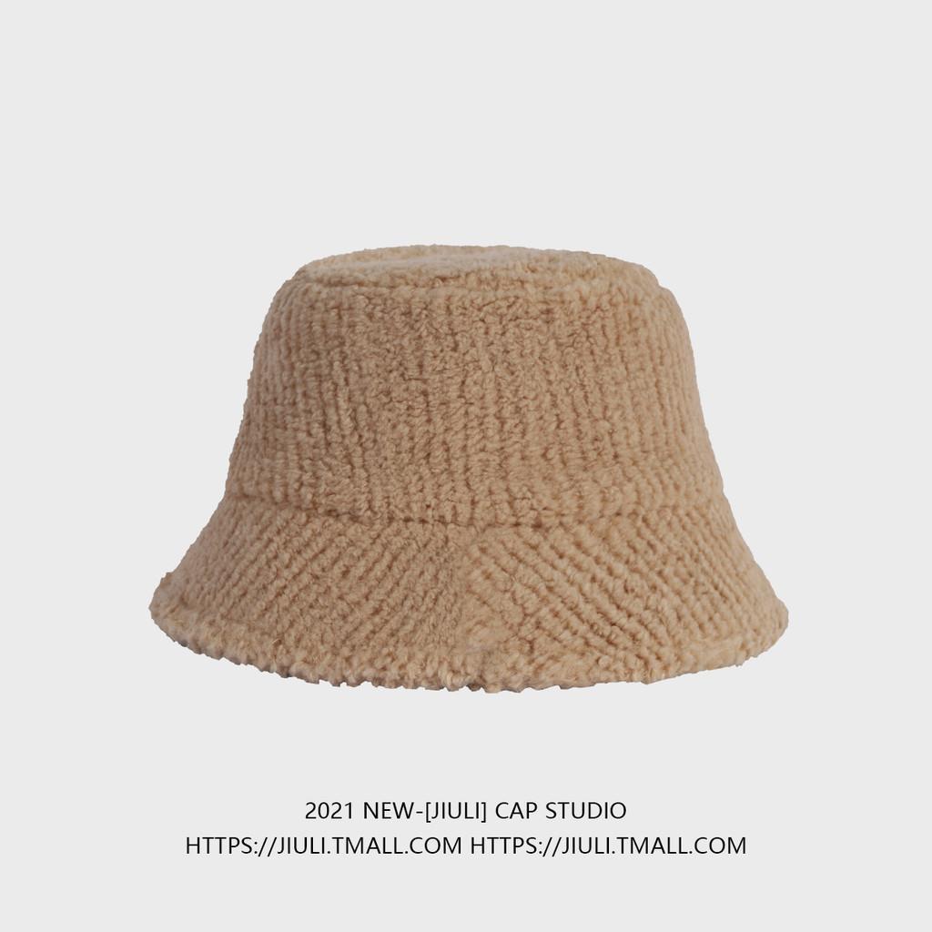 Shearling Lamb Soft Bucket Hat Cozy And Fashionable Winter Headwear For Women