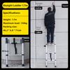 Aluminum Alloy Telescopic Ladder Portable Engineering Ladder Household Single Side Expansion Ladder