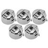 5PCs Bobbin Case Lightweight Sewing Machine Spart Parts Old‑Fashioned Household Alloy