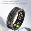 Bluetooth 5.0 Smart Ring: Titanium Steel, Non-fading, Monitors Heart Rate, Blood Pressure, Blood Oxygen, Sleep.