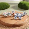 Miniature Porcelain Tea Cup Set Tableware Kitchen Dollhouse Teapot Diy Toys