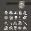 40 Sheets/pack Magic Witch Themed Stickers Creative Collage Decoration Scrapbook Photo Frame Gift Material Stickers