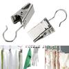 New 10 Pcs Heavy Duty Curtain Clips W Hook - Silver
