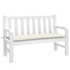 VidaXL Garden Bench Cushion Cream Mixed 120x50x7 Cm Fabric, Cushion, Bench Cushion, Garden Cushion, Cushion 4002544