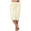 Pants For Women Casual Summer Drawstring Elastic Waist Pant With Pockets