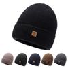 Men's Autumn Winter Outdoor Cycling Warm Coldproof Cap Knitted Hat Fleece Hat