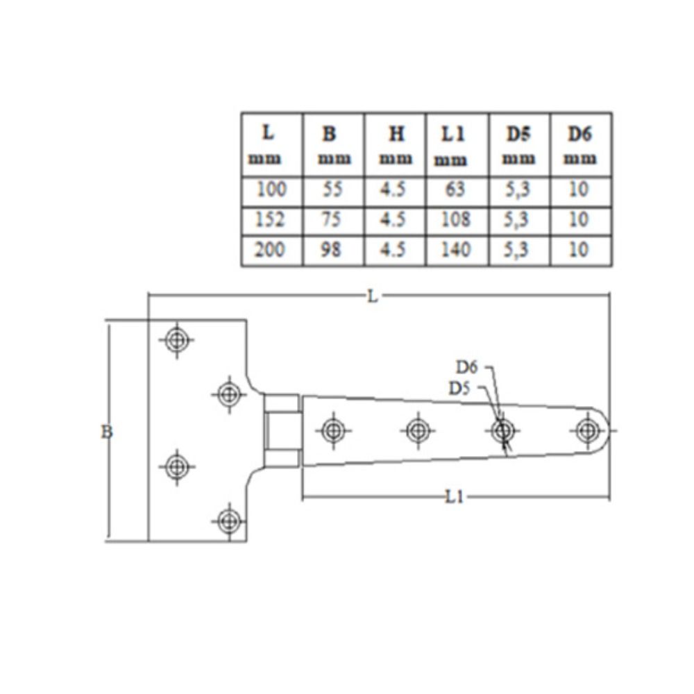 Heavy Duty Marine Grade T Hinges 316 Stainless Steel Heavy Duty Hinges Tee Hinges Shed Door