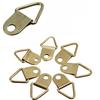 20Pc / Packaged Gold Brass Triangle Photo Frame Wall Hook Rings