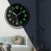 Yousheng Wall Clock Glowing Silent Luminous Easy-to-Read Bedroom Living Room Minimalistic Wall Clock for Elderly