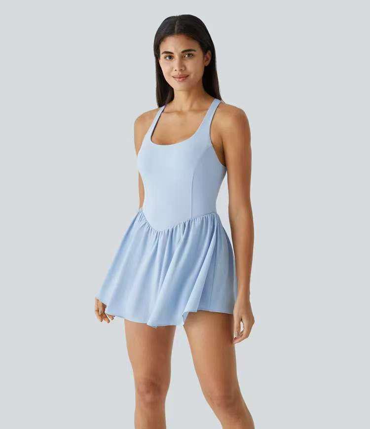 Women's Summer Sports Skirt: Cross-Border Tennis, Golf, and Yoga Dress with Built-In Shorts